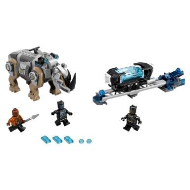 LEGO 76099 Marvel Super Heroes Pojedynek z nosorożcem w pobliżu kopalni – zdjęcie
