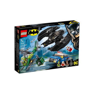 LEGO 76120 DC Comics Super Heroes Batwing i napad Człowieka-Zagadki – zdjęcie