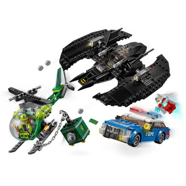 LEGO 76120 DC Comics Super Heroes Batwing i napad Człowieka-Zagadki – zdjęcie