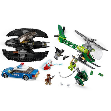 LEGO 76120 DC Comics Super Heroes Batwing i napad Człowieka-Zagadki – zdjęcie