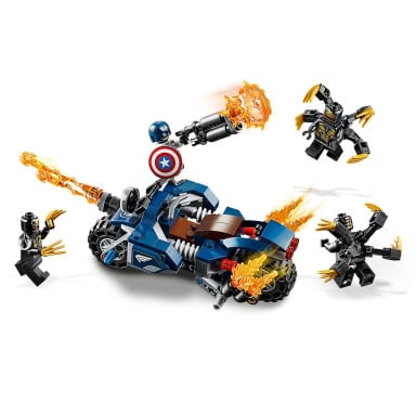 LEGO 76123 Marvel Avengers Kapitan Ameryka: atak Outriderów – zdjęcie