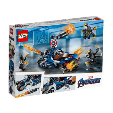 LEGO 76123 Marvel Avengers Kapitan Ameryka: atak Outriderów – zdjęcie