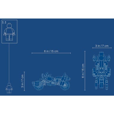 LEGO 76123 Marvel Avengers Kapitan Ameryka: atak Outriderów – zdjęcie