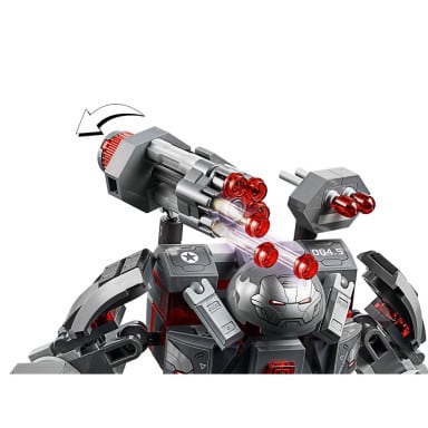 LEGO 76124 Marvel Avengers Pogromca War Machine – zdjęcie