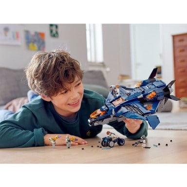LEGO 76126 Marvel Avengers Wspaniały Quinjet Avengersów – zdjęcie