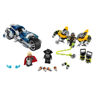 LEGO 76142 Marvel Avengers Avengers Walka na motocyklu – zdjęcie