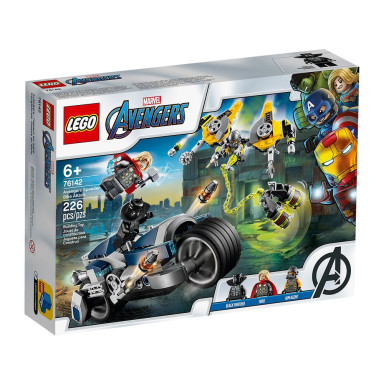 LEGO 76142 Marvel Avengers Avengers Walka na motocyklu – zdjęcie