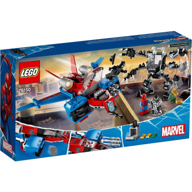 LEGO 76150 Marvel Spider-Man Pajęczy odrzutowiec kontra mech Venoma – zdjęcie