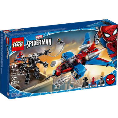 LEGO 76150 Marvel Spider-Man Pajęczy odrzutowiec kontra mech Venoma – zdjęcie