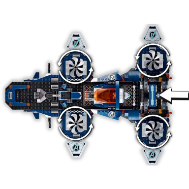 LEGO 76153 Marvel Avengers Avengers Lotniskowiec – zdjęcie