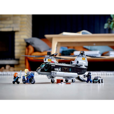 LEGO 76162 Marvel Avengers Czarna Wdowa i pościg helikopterem – zdjęcie