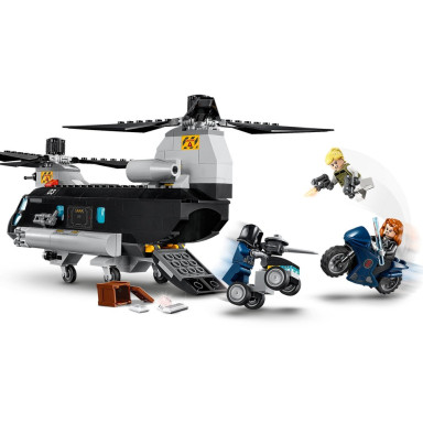 LEGO 76162 Marvel Avengers Czarna Wdowa i pościg helikopterem – zdjęcie
