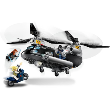 LEGO 76162 Marvel Avengers Czarna Wdowa i pościg helikopterem – zdjęcie