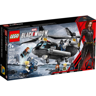 LEGO 76162 Marvel Avengers Czarna Wdowa i pościg helikopterem – zdjęcie
