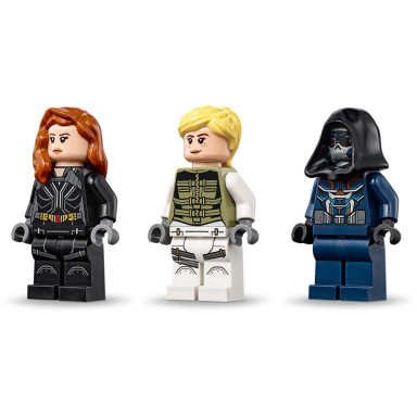 LEGO 76162 Marvel Avengers Czarna Wdowa i pościg helikopterem – zdjęcie