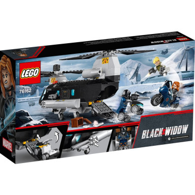 LEGO 76162 Marvel Avengers Czarna Wdowa i pościg helikopterem – zdjęcie
