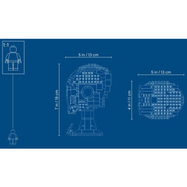 LEGO 76165 Marvel Avengers Hełm Iron Mana – zdjęcie