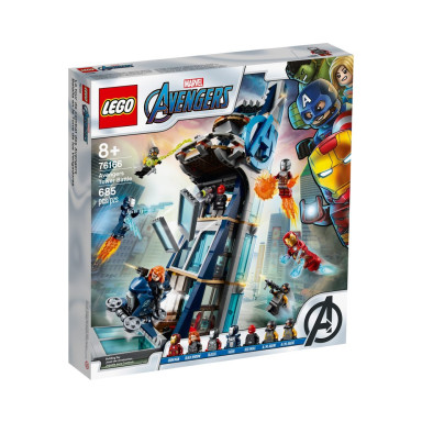 LEGO 76166 Marvel Avengers Walka o Wieżę Avengersów – zdjęcie
