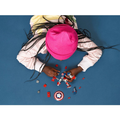 LEGO 76168 Marvel Avengers Opancerzony mech Kapitana Ameryki – zdjęcie