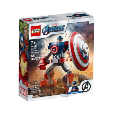 LEGO 76168 Marvel Avengers Opancerzony mech Kapitana Ameryki – zdjęcie
