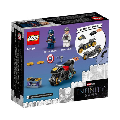 LEGO 76189 Marvel Kapitan Ameryka i pojedynek z Hydrą – zdjęcie