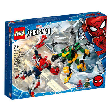 LEGO 76198 Marvel Spider-Man Bitwa mechów Spider-Mana i Doktora – zdjęcie