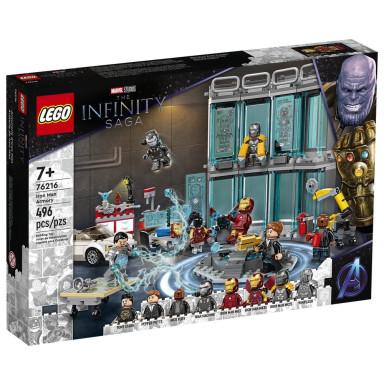 LEGO 76216 Marvel Zbrojownia Iron Mana – zdjęcie