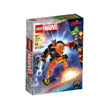 LEGO 76243 Marvel Mechaniczna zbroja Rocketa – zdjęcie