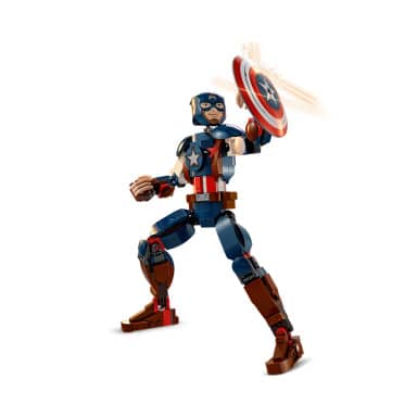 LEGO 76258 Marvel Figurka Kapitana Ameryki do zbudowania – zdjęcie