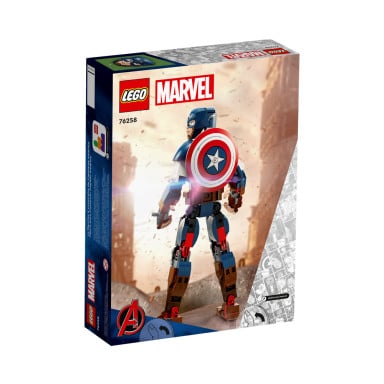 LEGO 76258 Marvel Figurka Kapitana Ameryki do zbudowania – zdjęcie
