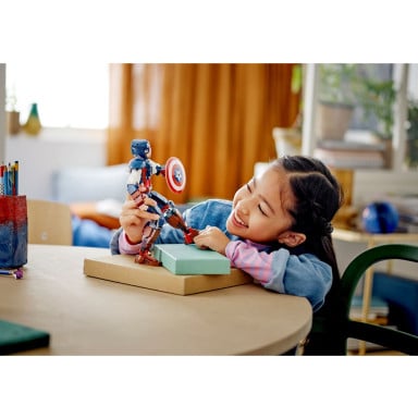 LEGO 76258 Marvel Figurka Kapitana Ameryki do zbudowania – zdjęcie