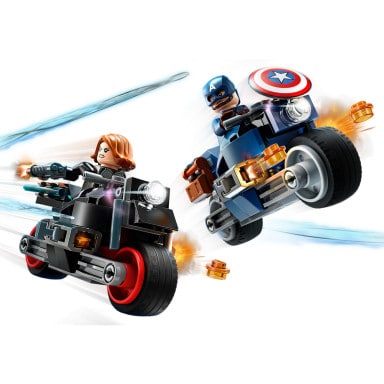LEGO 76260 Marvel Motocykle Czarnej Wdowy i Kapitana Ameryki – zdjęcie