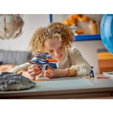 LEGO 76278 Marvel Warbird Rocketa vs. Ronan – zdjęcie