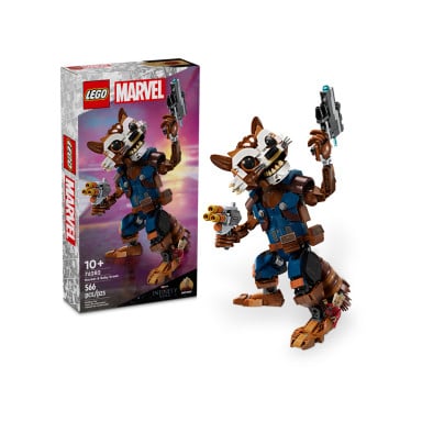 LEGO 76282 Marvel Figurka Rocketa i Małego Groota – zdjęcie
