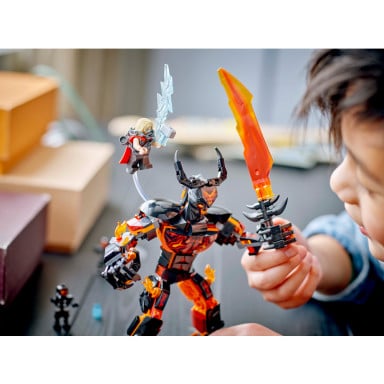 LEGO 76289 Marvel Thor kontra figurka konstrukcyjna Surtura – zdjęcie