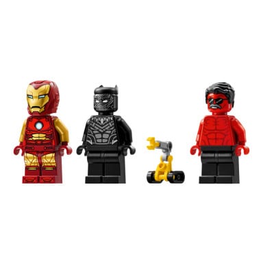 LEGO 76310 Marvel Auto Iron Mana i Czarna Pantera kontra Czerwony Hulk – zdjęcie