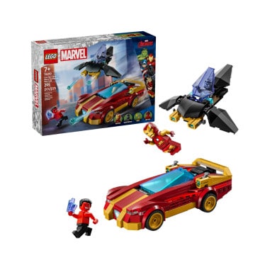 LEGO 76310 Marvel Auto Iron Mana i Czarna Pantera kontra Czerwony Hulk – zdjęcie