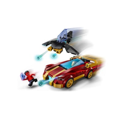 LEGO 76310 Marvel Auto Iron Mana i Czarna Pantera kontra Czerwony Hulk – zdjęcie