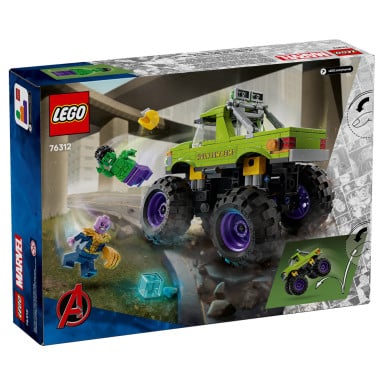 LEGO 76312 Marvel Monster truck Hulka kontra Thanos – zdjęcie