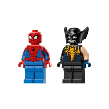 LEGO 76336 Marvel Spider-Man w samochodzie kontra zvenomowany Wolverine – zdjęcie