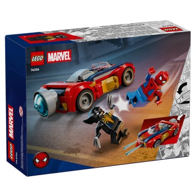 LEGO 76336 Marvel Spider-Man w samochodzie kontra zvenomowany Wolverine – zdjęcie