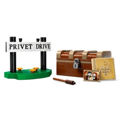 LEGO 76425 Harry Potter Hedwiga z wizytą na ul. Privet Drive 4 – zdjęcie