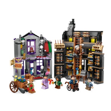 LEGO 76439 Harry Potter Sklepy Ollivandera i Madame Malkin – zdjęcie