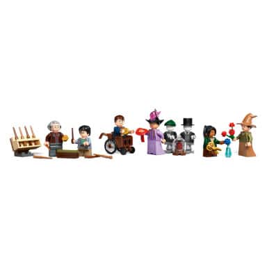 LEGO 76439 Harry Potter Sklepy Ollivandera i Madame Malkin – zdjęcie