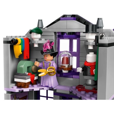 LEGO 76439 Harry Potter Sklepy Ollivandera i Madame Malkin – zdjęcie