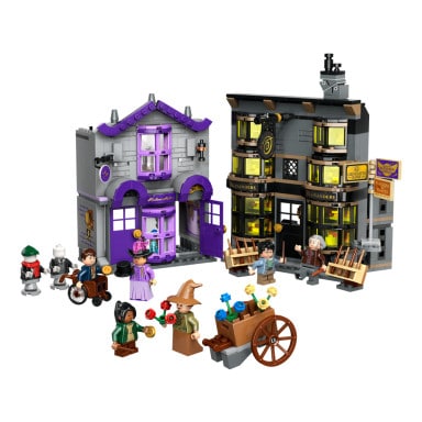 LEGO 76439 Harry Potter Sklepy Ollivandera i Madame Malkin – zdjęcie