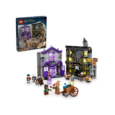 LEGO 76439 Harry Potter Sklepy Ollivandera i Madame Malkin – zdjęcie