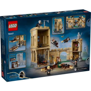 LEGO 76447 Harry Potter Zamek Hogwart: lekcja latania na miotle – zdjęcie