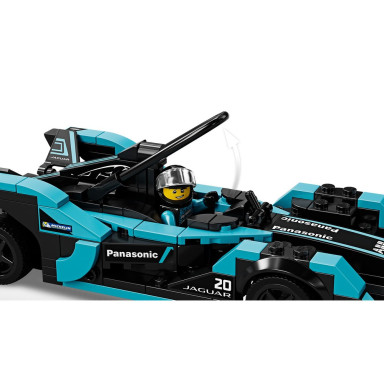 LEGO 76898 Speed Champions Formula E Panasonic Jaguar Racing GEN2 car i Jaguar I-PACE eTROPHY – zdjęcie