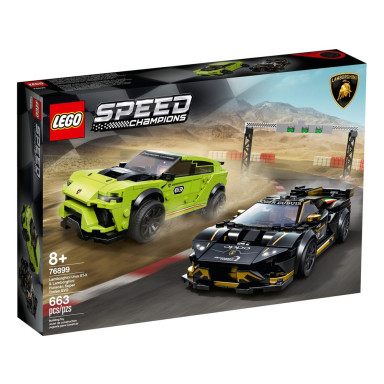 LEGO 76899 Speed Champions Lamborghini Urus ST-X i Lamborghini Huracán Super Trofeo EVO – zdjęcie